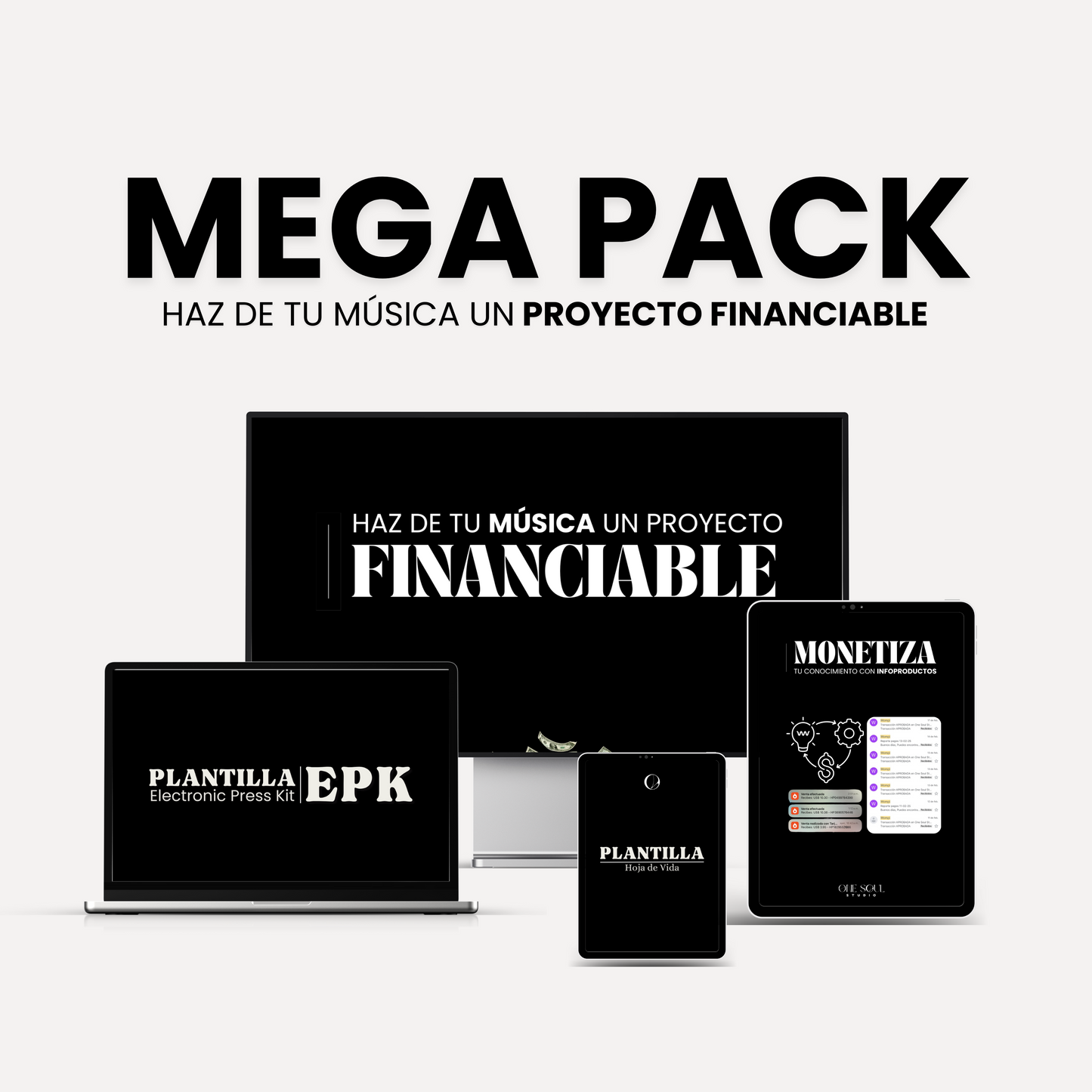 Mega Pack - Haz de tu música un proyecto financiable